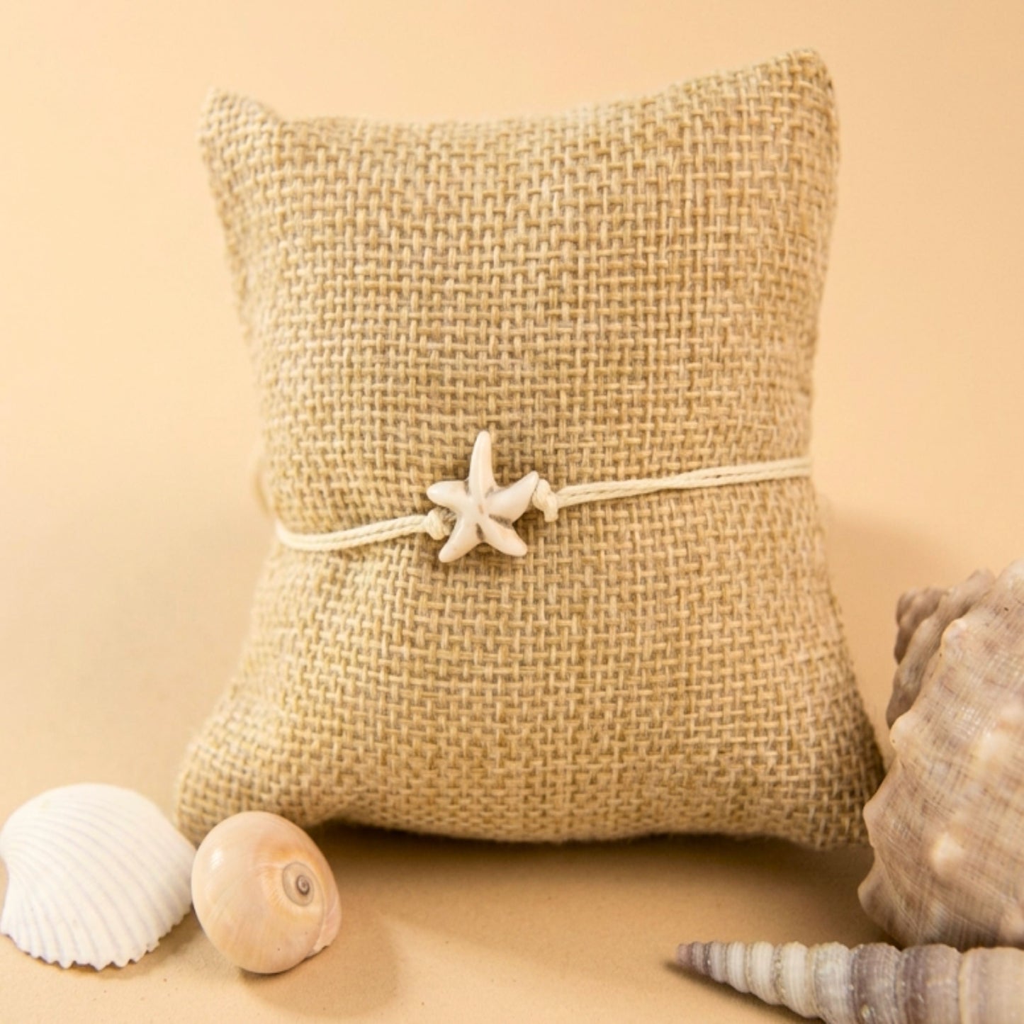 7 Inch Adjustable Bracelet with Sea Star Bead